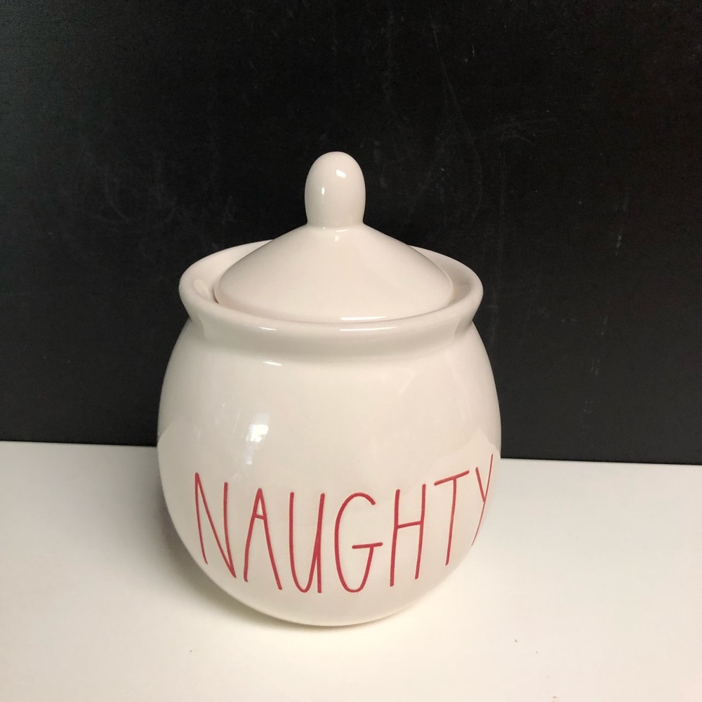 Rae Dunn naughty sugar jar